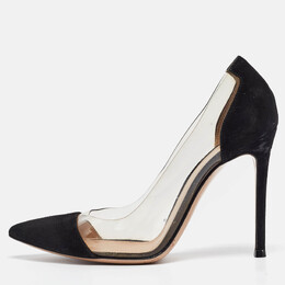 Gianvito Rossi: Чёрные туфли  Plexi