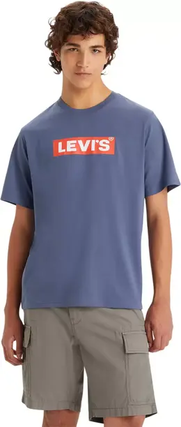 Levis: Синяя футболка 