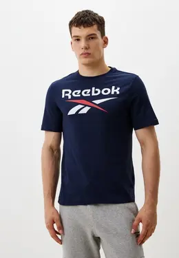 Reebok: Синяя футболка 