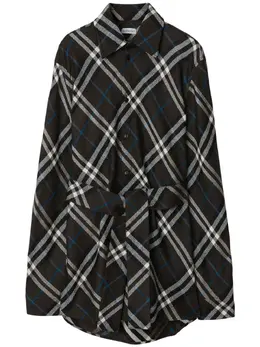 Burberry: Чёрная рубашка 