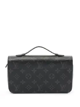 Louis Vuitton Pre-Owned: Чёрный кошелёк 