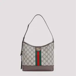 Gucci: Бежевая сумка  Ophidia