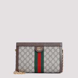 Gucci: Бежевая сумка  Ophidia