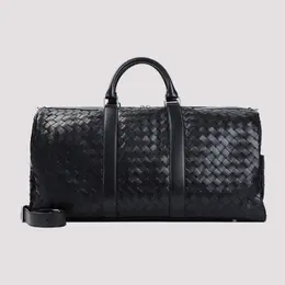 Bottega Veneta: Чёрная сумка 