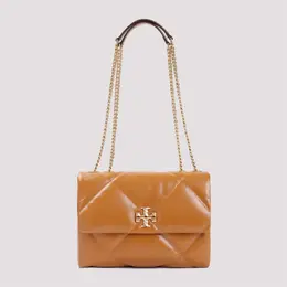 Tory Burch: Коричневая сумка  Kira