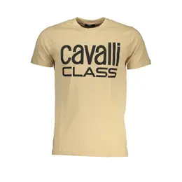 Cavalli Class: Бежевая футболка 