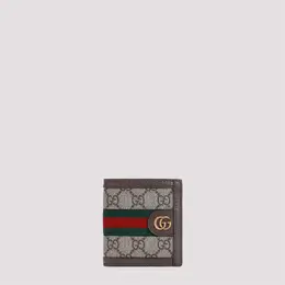 Gucci: Бежевый кошелёк  GG Supreme