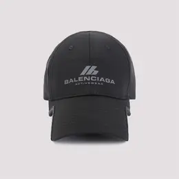 Balenciaga: Чёрная кепка 