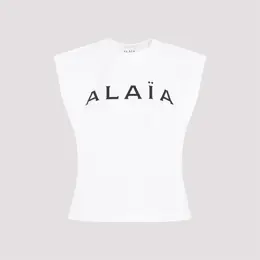 Alaïa: Белая футболка 