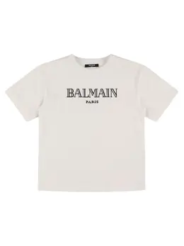 BALMAIN: Хлопковая футболка 