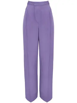 Victoria Beckham: Фиолетовые брюки 