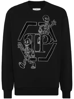 Philipp Plein: Длинный свитшот  Skeleton