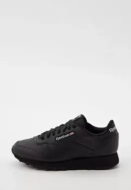 Reebok: Чёрные кроссовки  Classic Leather