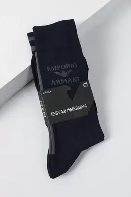 Emporio Armani: Синие носки 