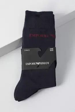 Emporio Armani: Синие носки 