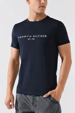 Tommy Hilfiger: Синяя футболка 