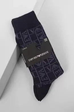 Emporio Armani: Синие носки 