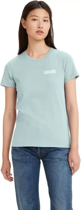 Levis: Голубая футболка  The Perfect Tee