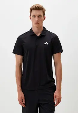 adidas: Чёрное поло 