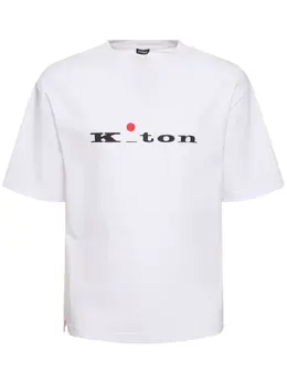 KITON: Хлопковая футболка 