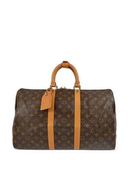 Louis Vuitton Pre-Owned: Коричневая сумка 