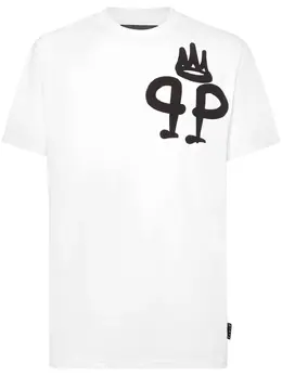 Philipp Plein: Хлопковая футболка  King Plein