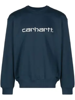 Carhartt WIP: Голубой свитшот 