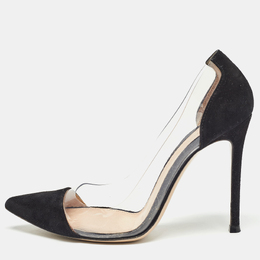 Gianvito Rossi: Чёрные туфли  Plexi