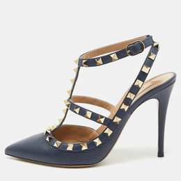 Valentino: Синие туфли  Rockstud