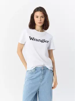 Wrangler: Белая футболка 