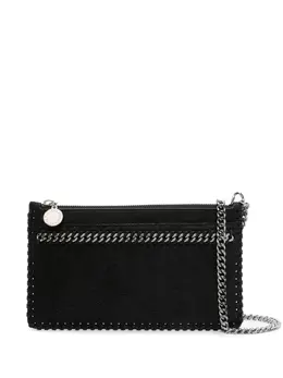 Stella McCartney: Чёрный клатч  Falabella