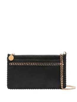 Stella McCartney: Чёрный клатч  Falabella