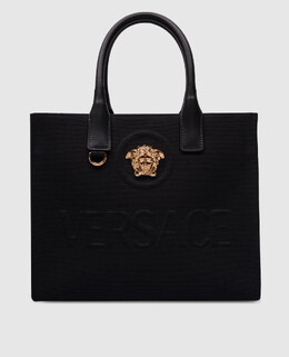 Versace: Чёрная сумка  La Medusa