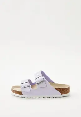 Birkenstock: Фиолетовые сабо 