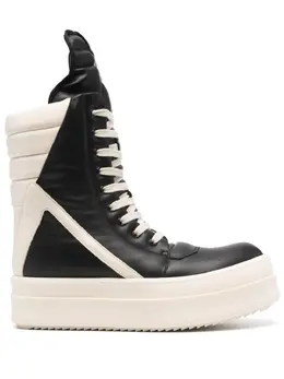 Rick Owens: Чёрные кроссовки  Geobasket