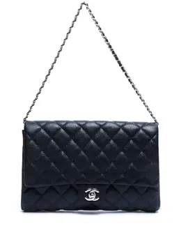 CHANEL Pre-Owned: Чёрная сумка 