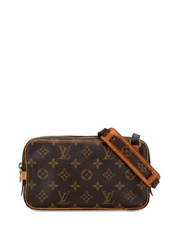 Louis Vuitton Pre-Owned: Коричневая сумка через плечо