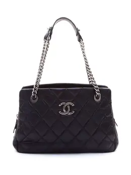 CHANEL Pre-Owned: Чёрная сумка 