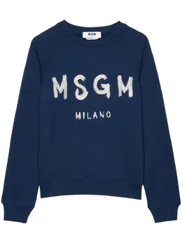 MSGM: Свитшот с принтом 