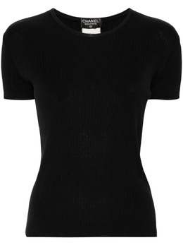 CHANEL Pre-Owned: Хлопковая футболка 