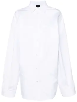 Balenciaga: Белая рубашка 