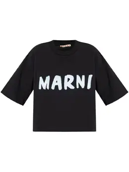 Marni: Футболка с принтом 