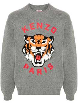 Kenzo: Свитер  Tiger из шерсти