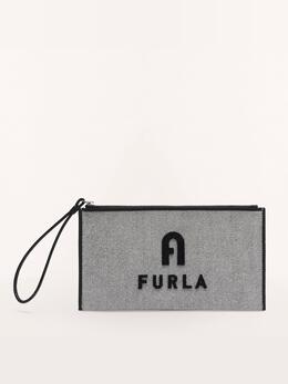 Furla: Чёрный клатч  Opportunity