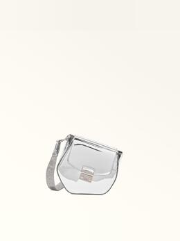 Furla: Серебристый боди  Metropolis Mini