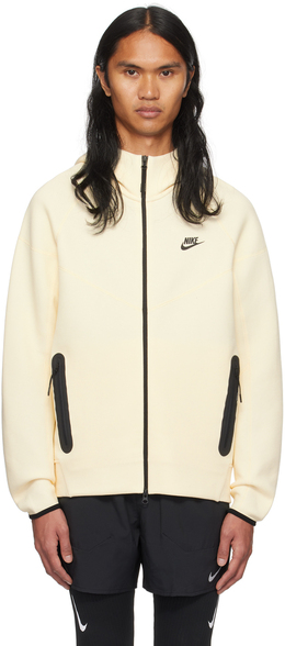 Nike: Белая толстовка 