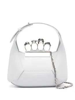 Alexander McQueen: Светлая сумка-шоппер  Jewelled