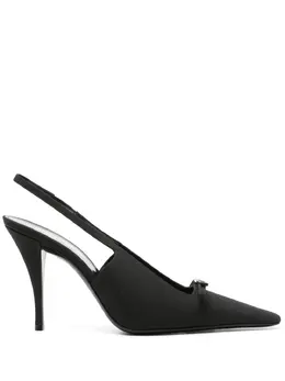 Saint Laurent: Чёрные туфли 