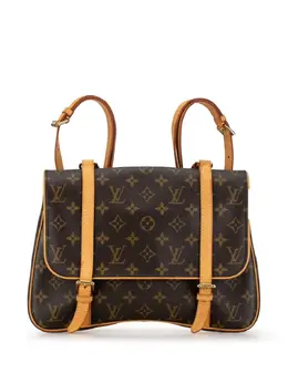 Louis Vuitton Pre-Owned: Коричневый рюкзак 