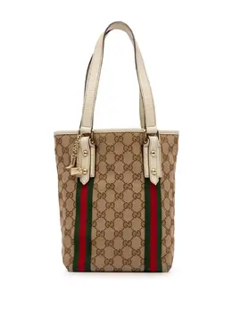 Gucci Pre-Owned: Коричневая сумка-шоппер